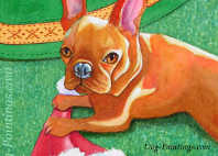 dog painting
